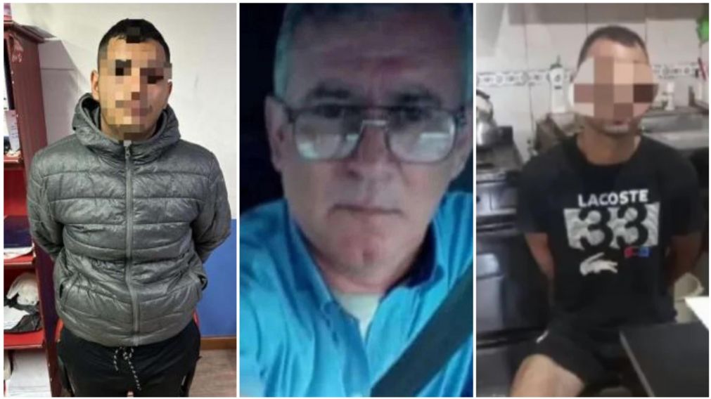Dos de los detenidos por el crimen del colectivero Daniel Pedro Barrientos.