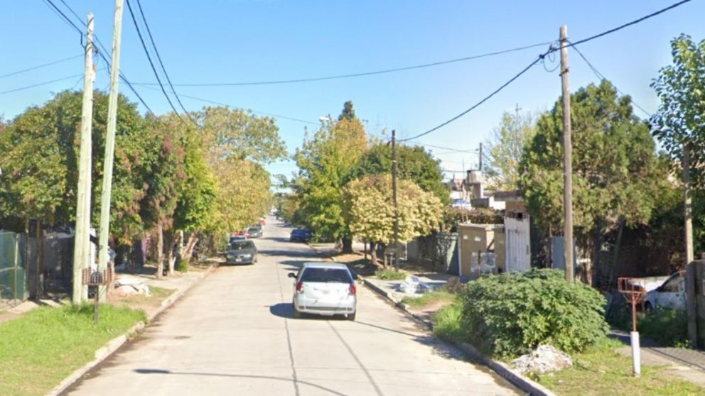 La zona donde fue baleada la criatura de 11 años.