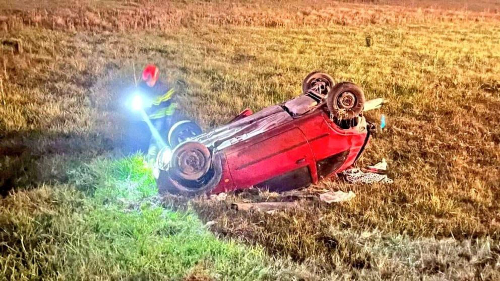 As� qued� uno de los veh�culos involucrado en el choque m�ltiple en la Ruta 205 (Twitter).