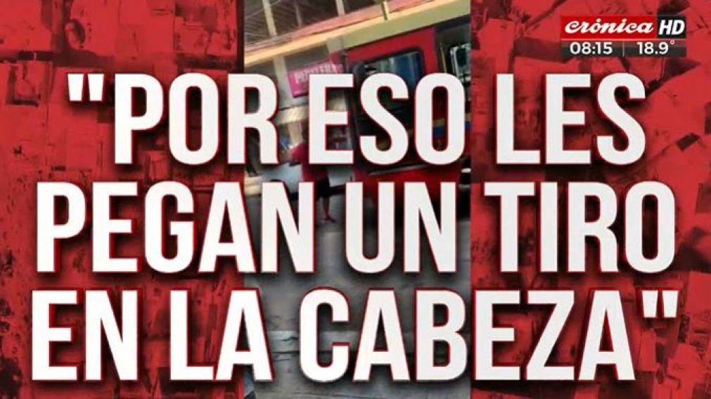 Violencia contra un colectivero: "Por eso les pegan un tiro en la cabeza"