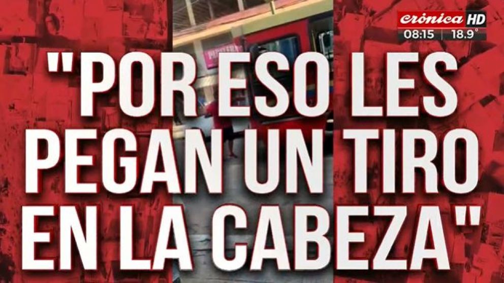 Violencia contra un colectivero: "Por eso les pegan un tiro en la cabeza"