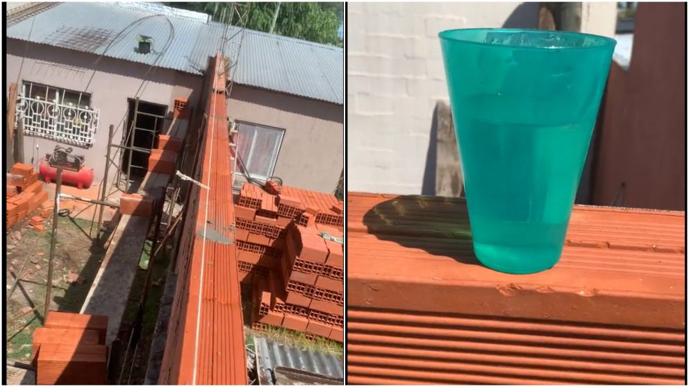 Un alba�il realiz� una propuesta ins�lita para solucionar un problema