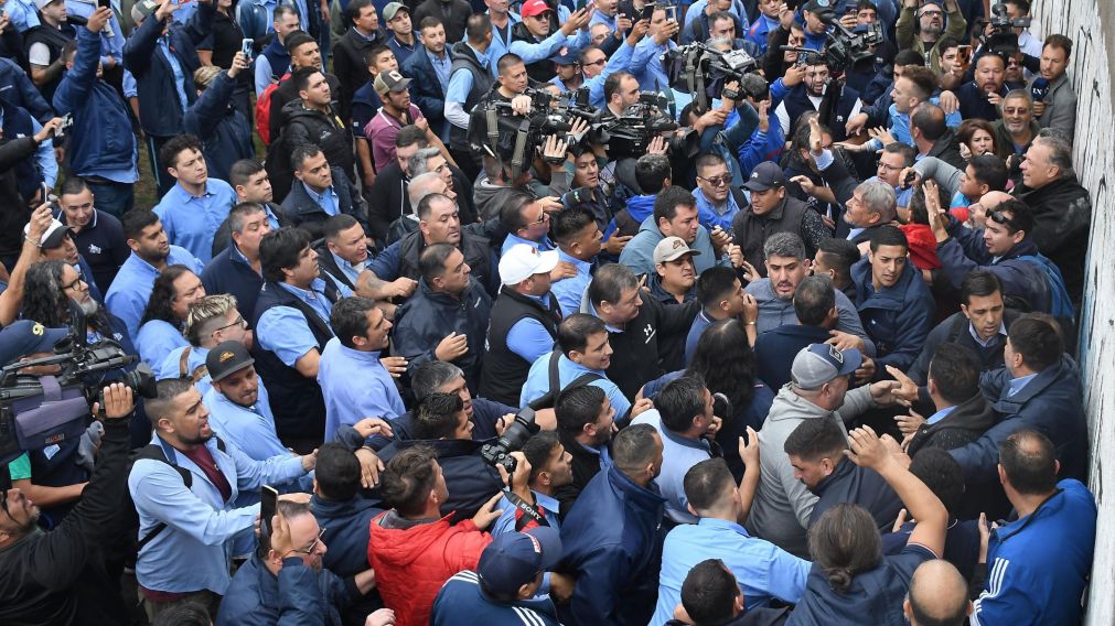 El ministro de Seguridad bonaerense, Sergio Berni, fue agredido el lunes pasado (Rubén Paredes / Crónica).