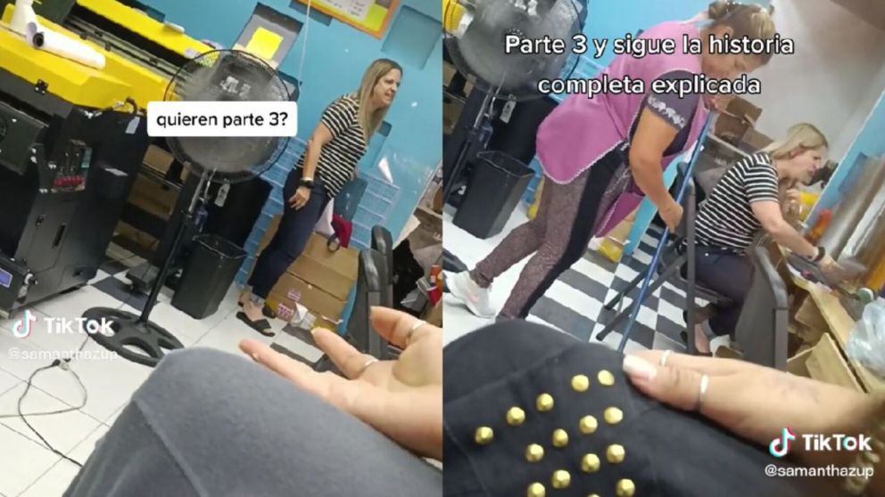 Se cansó de los contantes maltratos de su jefa y la expuso en un video que se hizo viral (Imagen captura vídeo).