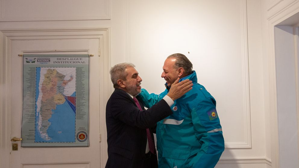 A pesar de algunas diferencias expresadas en público, Aníbal Fernández salió a respaldar a Sergio Berni.