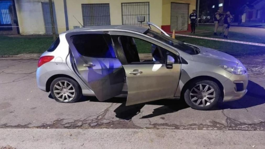El veh�culo en el que se desplazaba Ezequiel Luis Mansilla (Gentileza 0223).