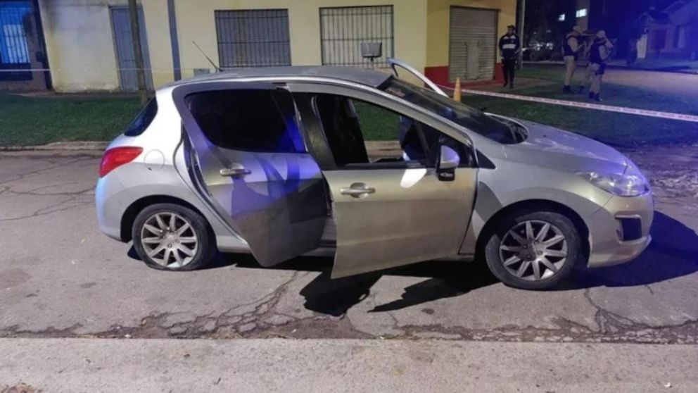 El vehículo en el que se desplazaba Ezequiel Luis Mansilla (Gentileza 0223).