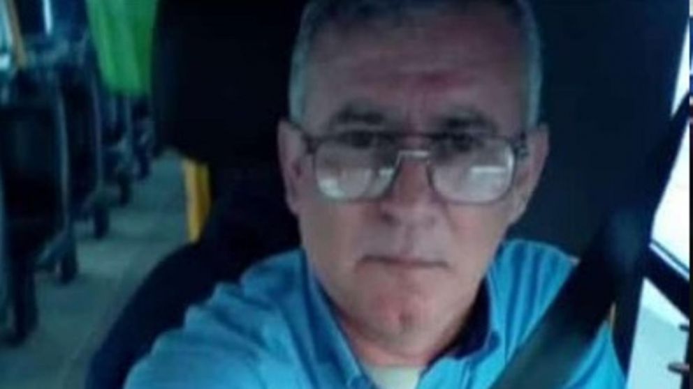 Daniel Barrientos, el chofer de 65 a�os que fue asesinado durante un robo en el colectivo que conduc�a.