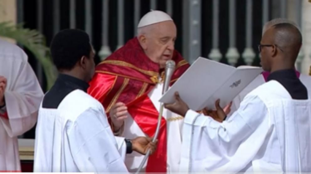 El Papa Francisco reapareci� publicamente tras ser dado de alta.