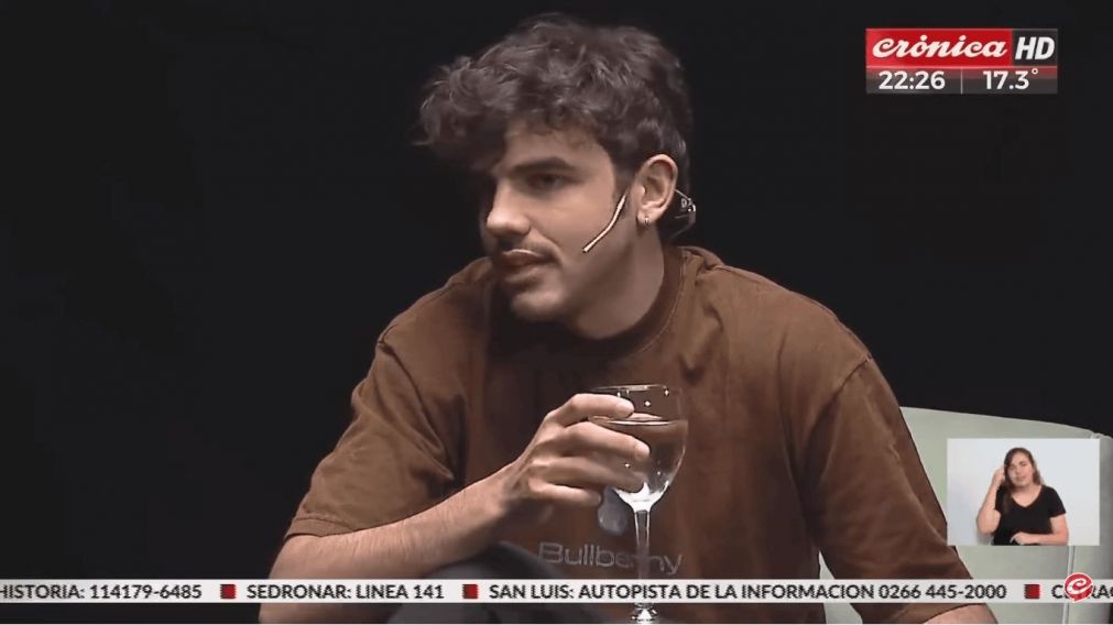 El actor Santiago Talledo dialogó con Gastón Pauls en el ciclo Seres Libres (CrónicaHD).