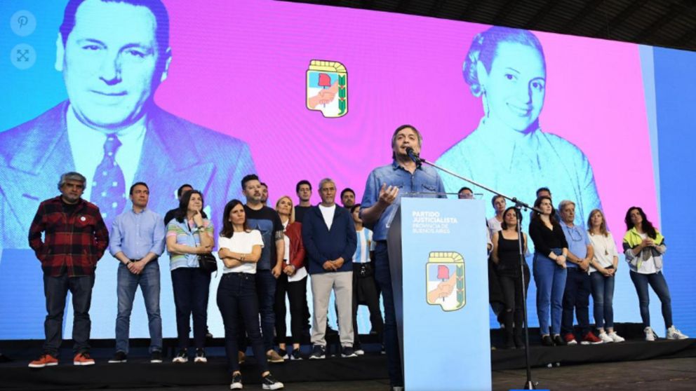 El último Congreso provincial se realizó en Mar del Plata, encabezado por Máximo Kirchner (Foto de Télam).
