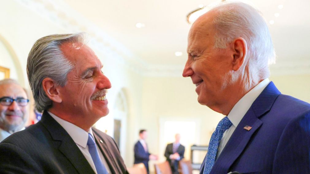 Joe Biden le dedicó a Alberto Fernández una palabras en público.