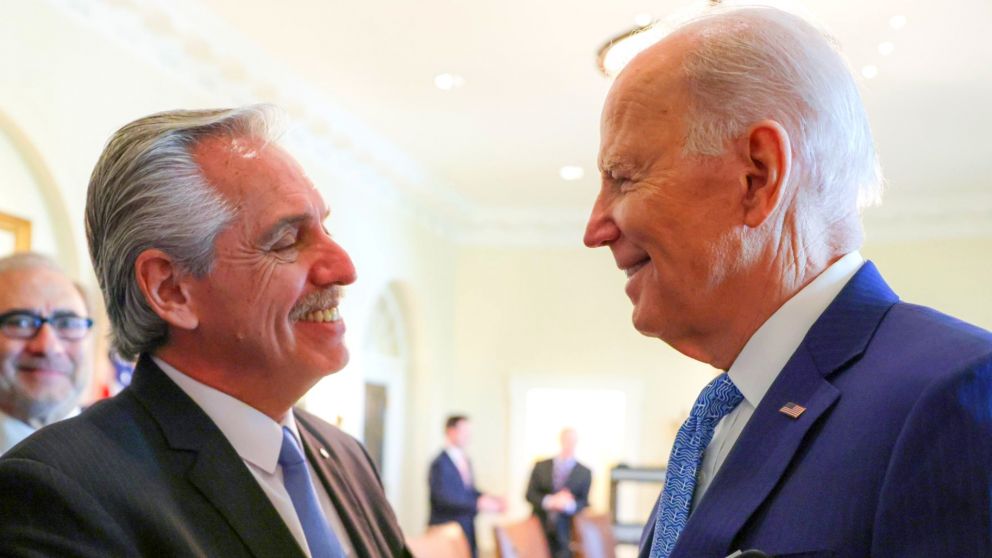 Joe Biden le dedicó a Alberto Fernández una palabras en público.