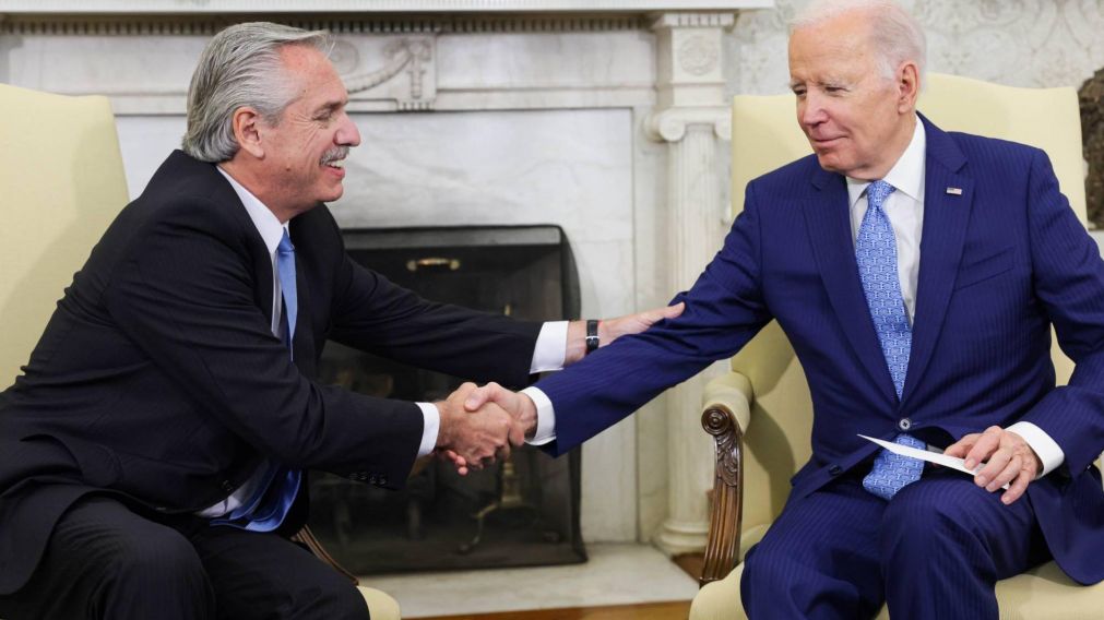 Alberto Fernández ya está reunido con Joe Biden, presidente de Estados Unidos.
