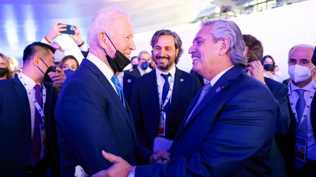 Joe Biden recibir� este mi�rcoles a Alberto Fern�ndez en la Casa Blanca (Archivo).