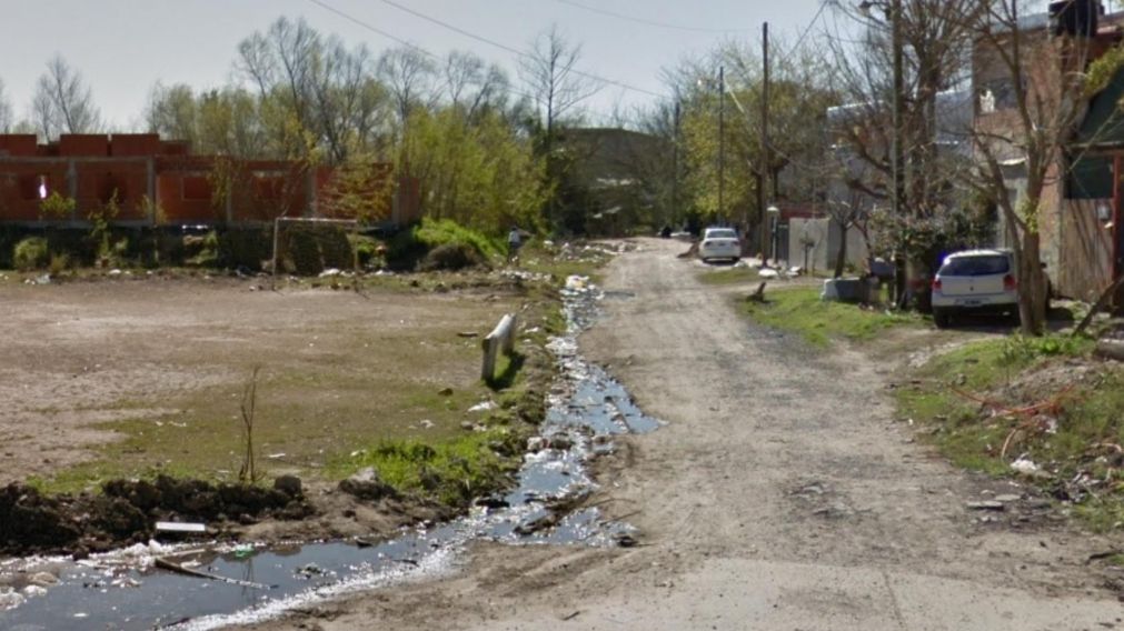 La zona donde asesinaron al joven que estaba dentro de una casilla.