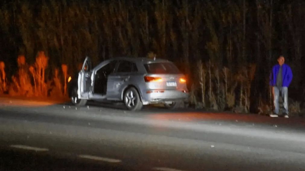 El siniestro vial ocurrió cuando el diputado nacional regresaba de la ciudad de Villa Regina (Gentileza: Diario Río Negro).