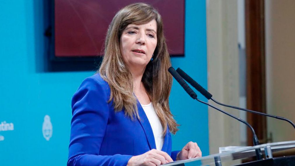 La portavoz no dejó pasar un fragmento del video de Macri.