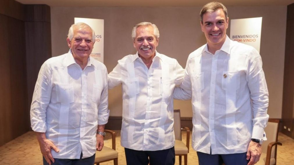 Alberto Fern�ndez estuvo reunido con el presidente espa�ol, Pedro S�nchez.