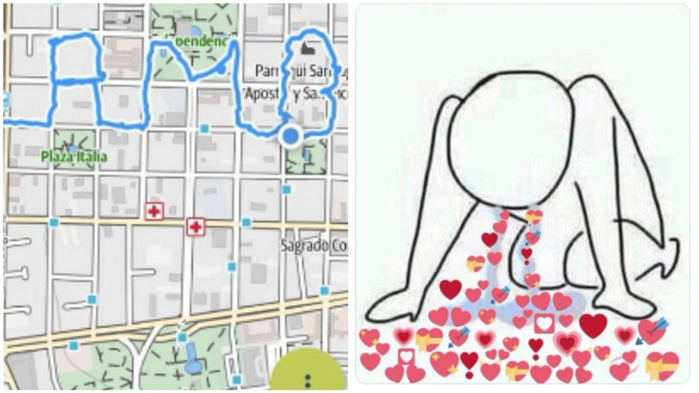 Una joven contó una historia romántica con su novio y es viral (Twitter/@Candelighted10).