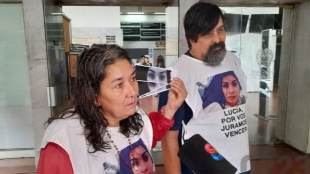 Los padres de la v�ctima marcharon en la ciudad de Mar del Plata.