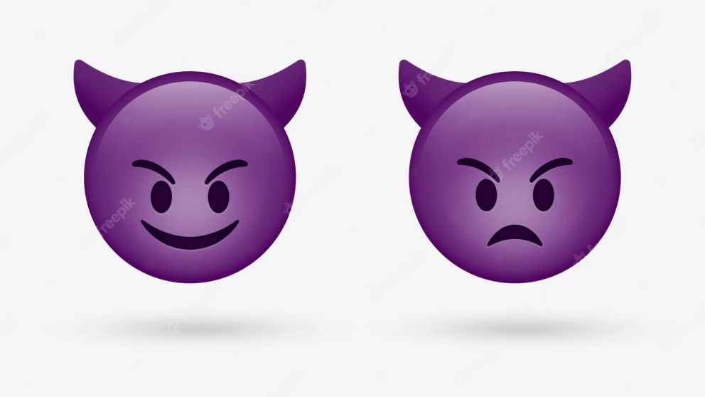 El significado del emoji del diablito enojado.