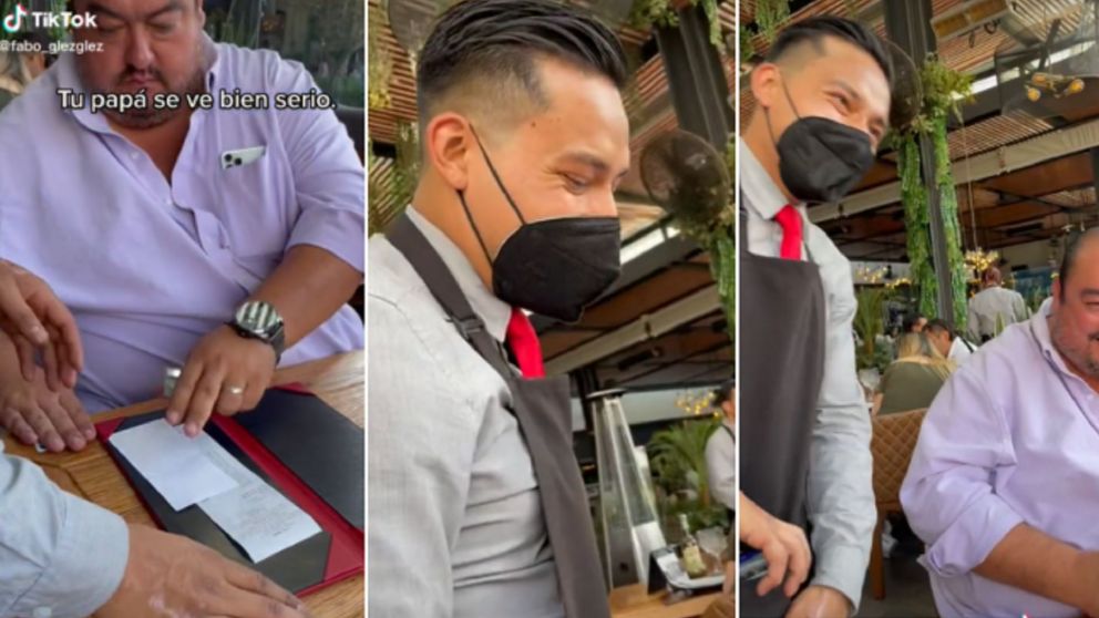 Un hombre se convirtió en viral luego de un impecable truco con el ticket.