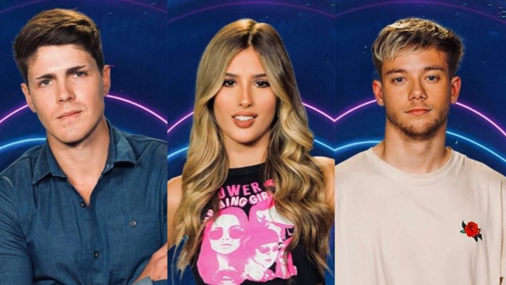 Marcos, Julieta y Nacho, los tres finalistas de Gran Hermano.