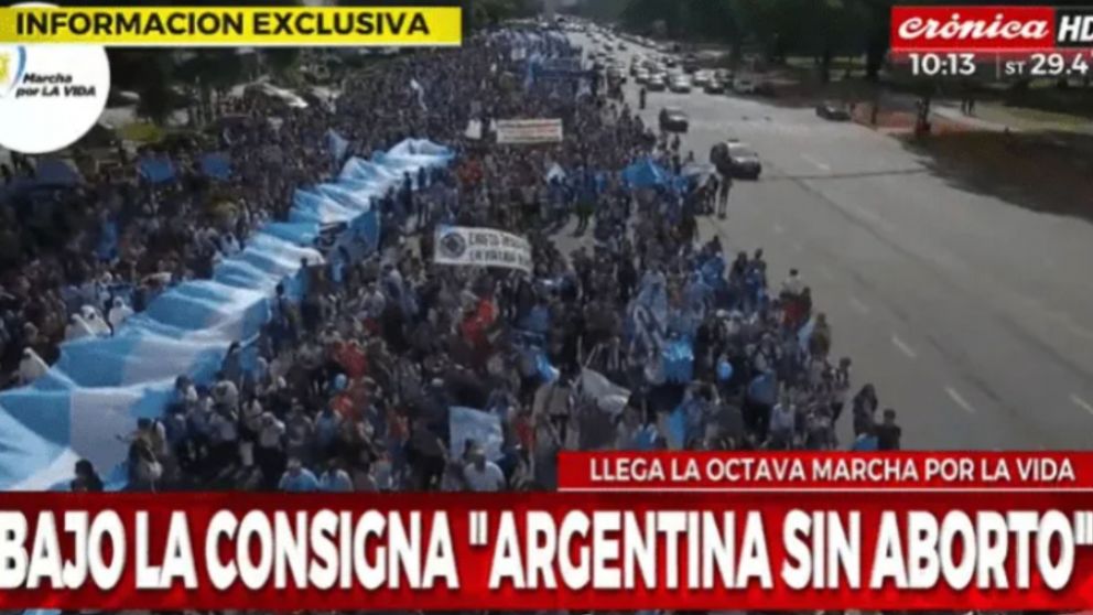 Llega la octava "Marcha por la vida".