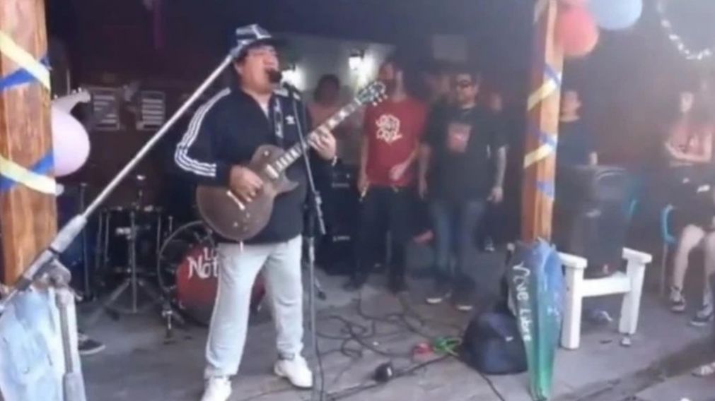 Las imágenes fueron registradas el domingo pasado.