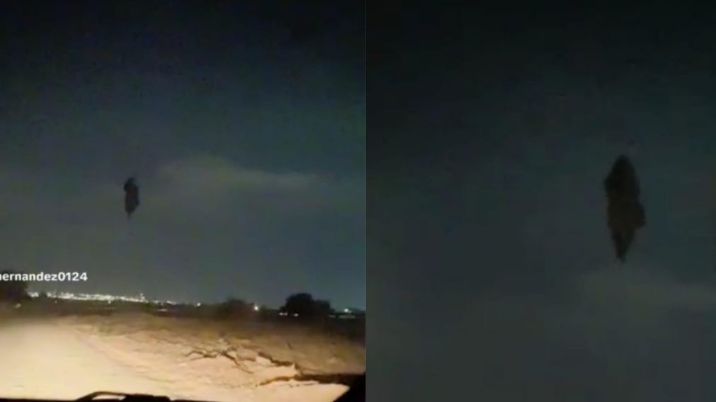 Captaron a una bruja en la ruta y el video conmocionó a todos en TikTok.