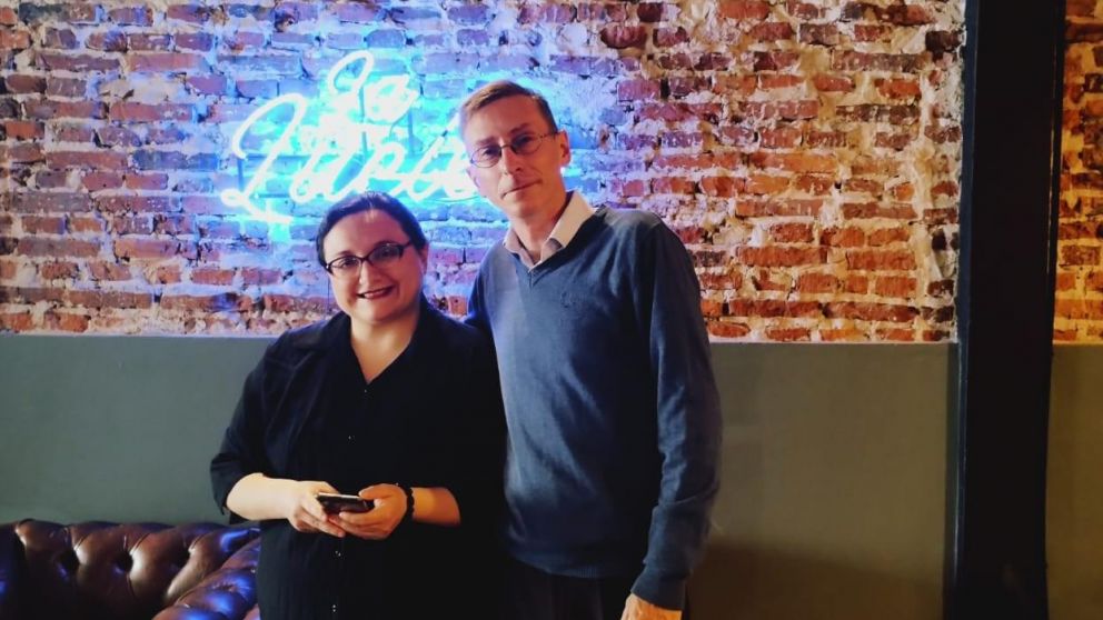 Virginia Tejada Andrade y Juan Manuel Zupelli, los creadores de "Clic Mayores".