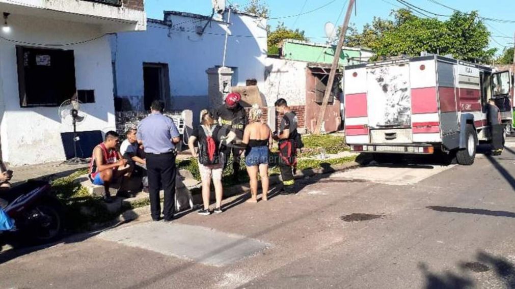Un nene de 10 años rescató a su hermanita de un voraz incendio en su casa (Imagen Radio Sudamericana).