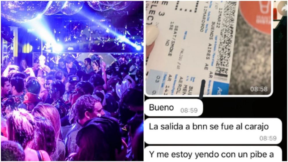 El tuit sobre el romance de una joven y un pibe del boliche se hizo viral (Twitter/@cangarcia_).