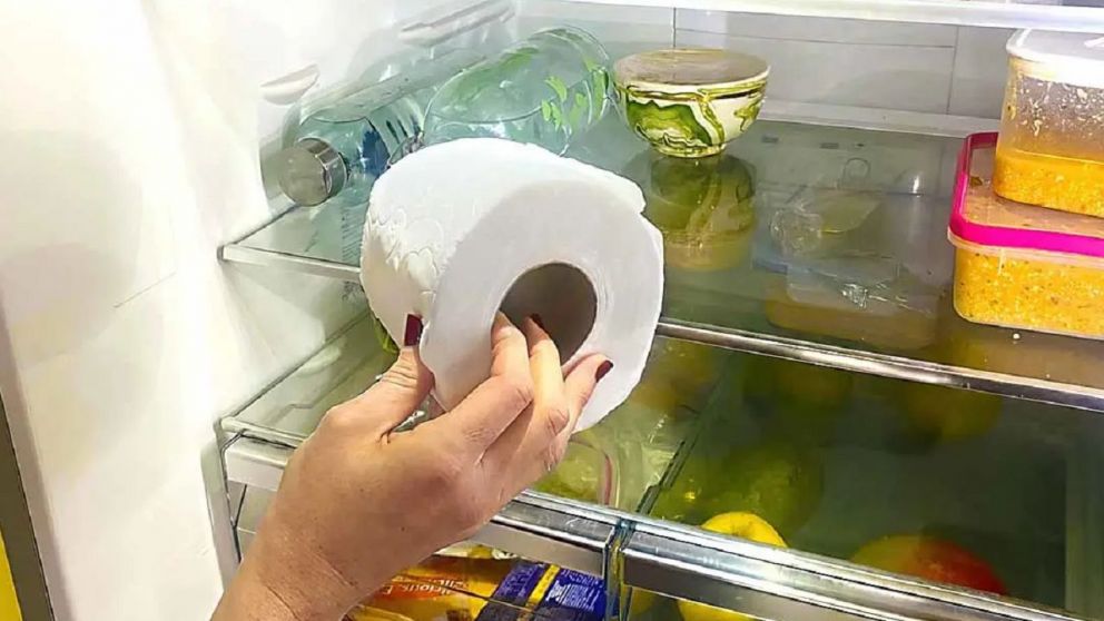 El truco del rollo de papel higi�nico en la heladera para los olores es viral.