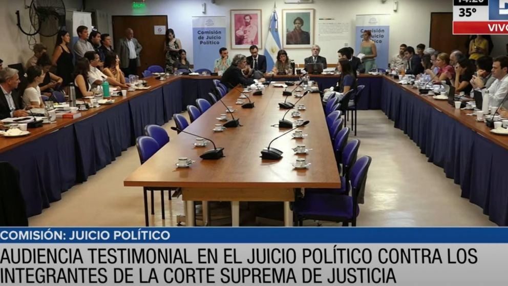 ¡En vivo! Nuevamente sin Stornelli, la comisión de Juicio Político a la Corte Suprema retomó sus audiencias.