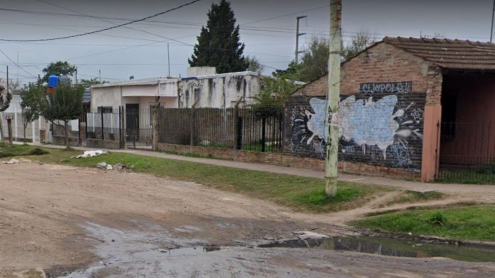 En este lugar sucedió el accidente, durante la persecución.