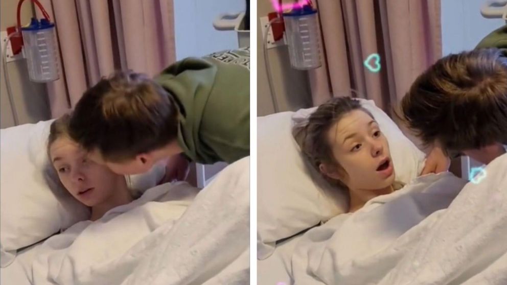 Tik Tok: se despert� "drogada" por la anestesia y cuando vio a su novio ocurri� algo ins�lito.