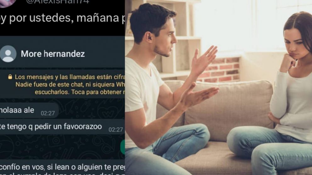 Fue infiel, le pidió a su amante que no contara nada y él publicó todo en Twitter.