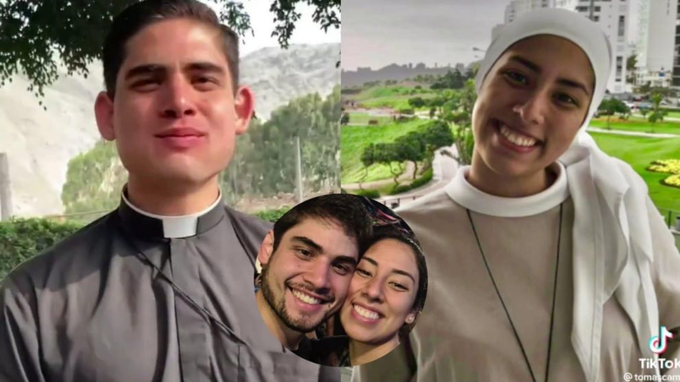 La historia de amor viral en TikTok entre un cura y una monja.