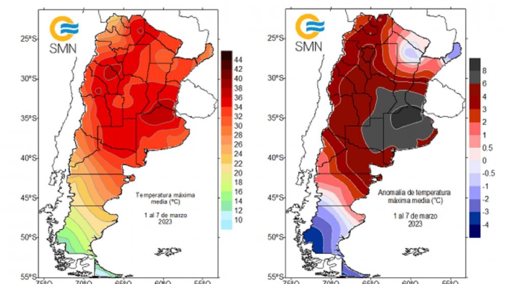 Un informe del SMN coloc� una nueva escala por las altas temperaturas.