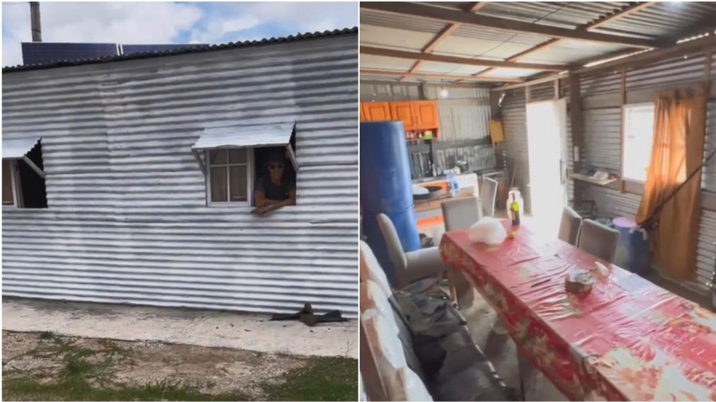 Alquilaron un "chalet" para irse de vacaciones, pero un detalle los sorprendió.