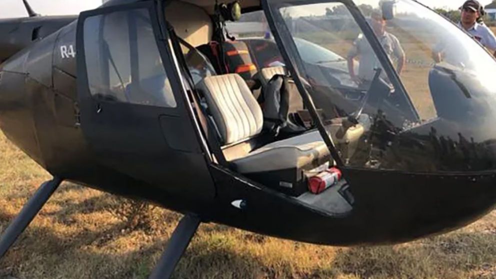 El helic�ptero secuestrado.