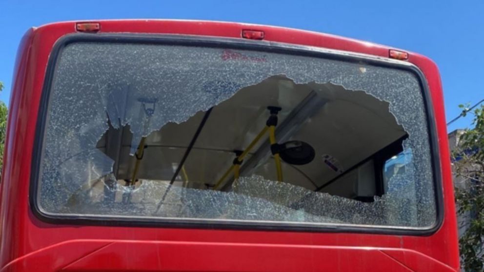 Cartonero adolescente y colectivero discutieron: el joven destruyó el "bondi" a piedrazos.