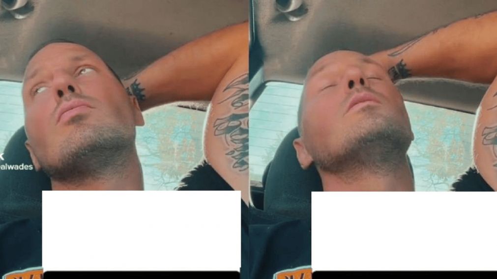 TikTok: vio a "una persona en el inodoro" en el tablero del auto, le consult� a su esposo y �l no pudo aguantar la risa 