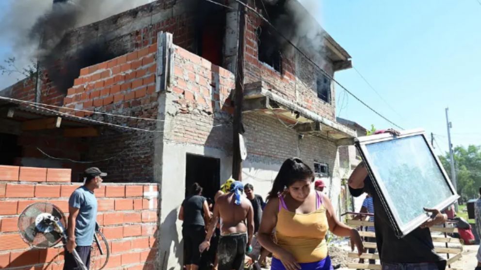 Los familiares de la víctima destruyeron el bunker de la familia Villazón.