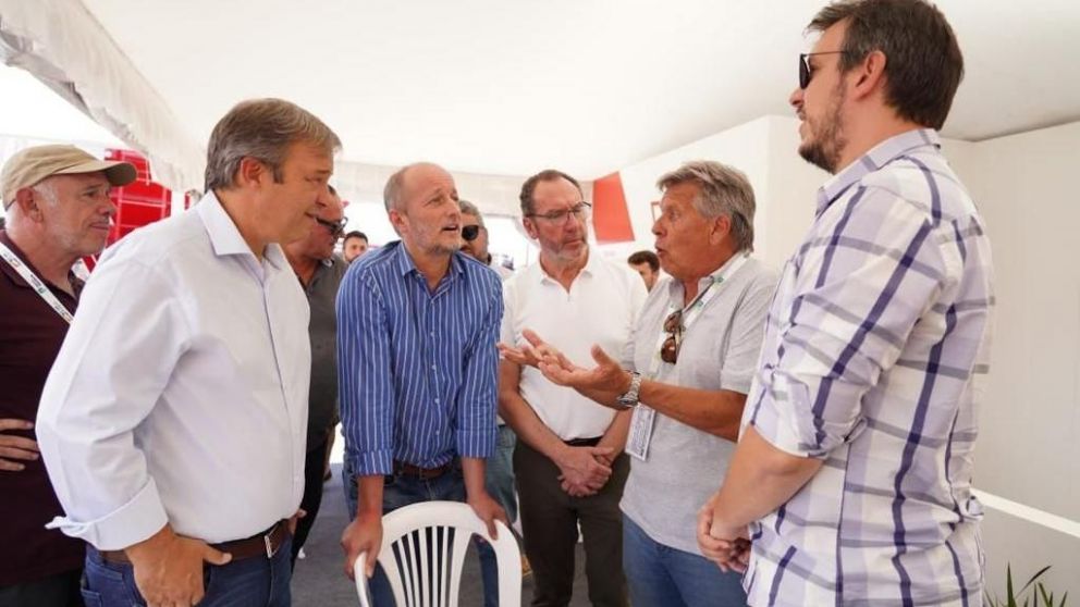 Insaurralde visit� Expoagro 2023.