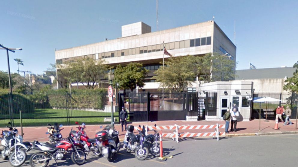 La Embajada de Estados Unidos del barrio porteño de Palermo.