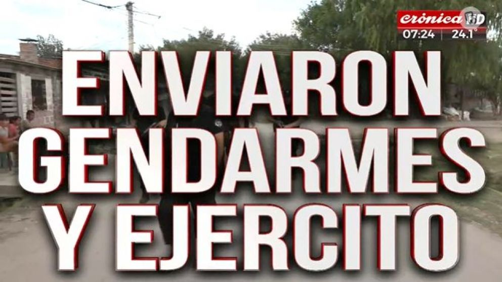 Rosario Narco: el Gobierno envió más gendarmes a la ciudad