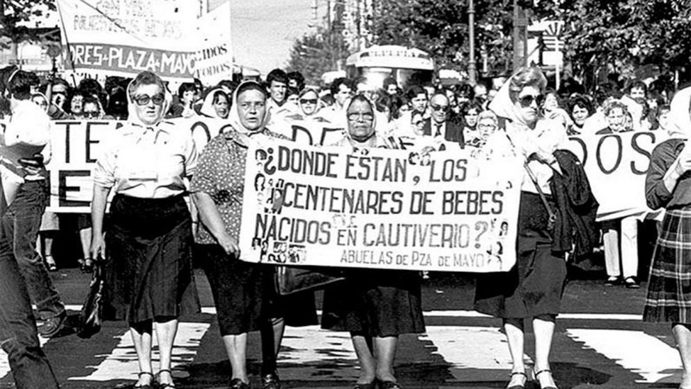 Las Madres de Plaza de Mayo, un hito de la lucha de las mujeres en el país (Archivo).